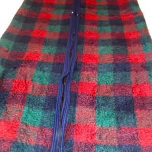 Biederlack Body Blanket Hoodie Plaid